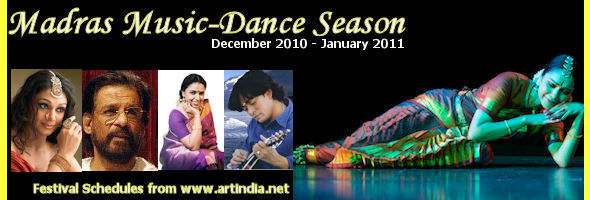 Madras season schedules from www.artindia.net